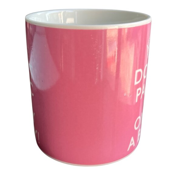 Copy KENT POTTERY MUG 'DON'T PANIC IT'S ONLY A BABY!' 12 oz Pregnancy Ceramic - Picture 3 of 6